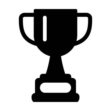 Kupa ikonu, zafer kupası ikonu. Ödül simgesi.