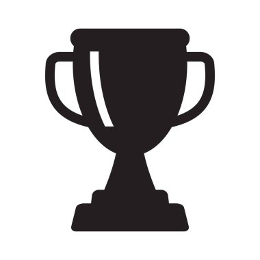 Kupa ikonu, zafer kupası ikonu. Ödül simgesi.