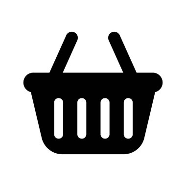 Alışveriş sepeti ikonu. Sepet sembolü.
