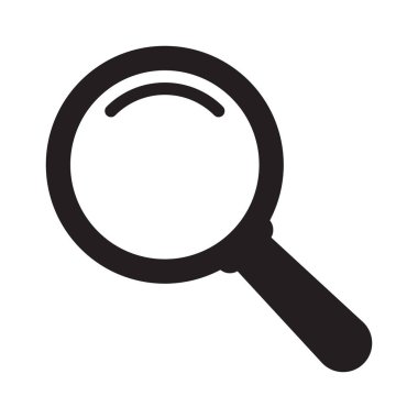 Büyüteç simgesi, büyüteç simgesi. Loupe simgesi.