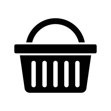 Alışveriş sepeti ikonu. Sepet sembolü.