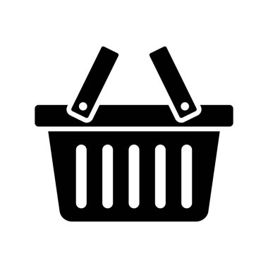 Alışveriş sepeti ikonu. Sepet sembolü.