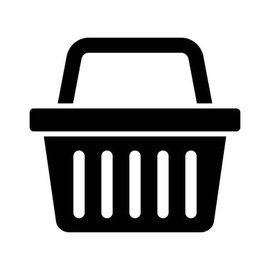 Alışveriş sepeti ikonu. Sepet sembolü.