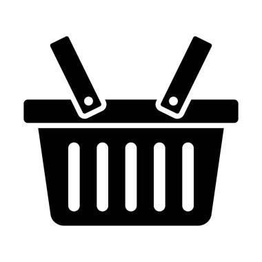 Alışveriş sepeti ikonu. Sepet sembolü.