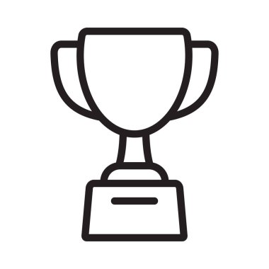 Kupa sırası ikonu, kazanan kupa, zafer kupası ikonu.