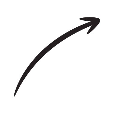 El çizimi ok. karalama oku.