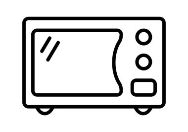 Mikrodalga fırın hattı simgesi.