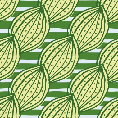 Soyut yapraklarla kusursuz desen. Sonsuz bir geçmişi var. Çağdaş çiçek duvar kağıdı. Kumaş, tekstil baskısı, yüzey, ambalaj, kapak, tebrik kartı için modern tasarım. Vektör illüstrasyonu