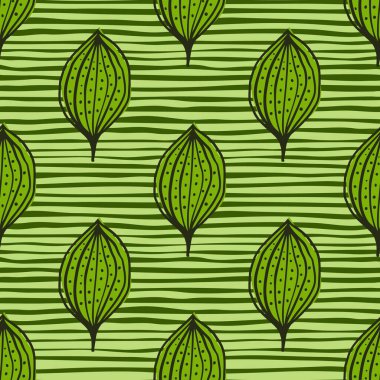 Soyut yapraklarla kusursuz desen. Sonsuz bir geçmişi var. Çağdaş çiçek duvar kağıdı. Kumaş, tekstil baskısı, yüzey, ambalaj, kapak, tebrik kartı için modern tasarım. Vektör illüstrasyonu