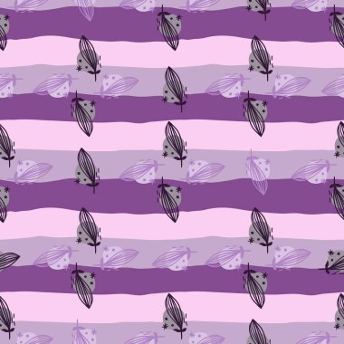 Yaratıcılık geriye kusursuz bir kalıp bırakır. Çağdaş çiçek yapraklı duvar kağıdı. Doodle tarzı. Kumaş, tekstil baskısı, yüzey, ambalaj, kapak, tebrik kartı için modern tasarım. Vektör illüstrasyonu