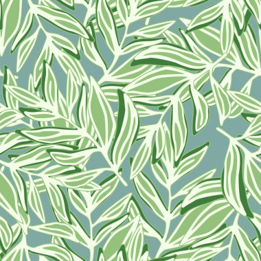 Modern tropical pattern, palm leaves seamless. Jungle leaf seamless pattern. Botanical floral background. Exotic plant backdrop. Design for fabric, textile, wrapping, cover. Vector illustration