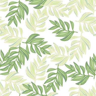 Tropical pattern, palm leaves seamless. Modern jungle leaf seamless pattern. Botanical floral background. Exotic plant backdrop. Design for fabric, textile, wrapping, cover. Vector illustration