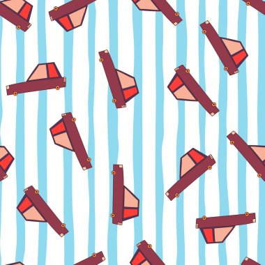 Karalama arabaları kusursuz desen. Duvar kâğıdı nakli. Çocukların otomobil geçmişi. Kumaş, tekstil baskısı, ambalaj, kapak, yüzey için tasarım