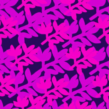 Sevimli, tropikal yapraklar pürüzsüz. Saf sanat tarzı. Yaprak bitkileri bitmek bilmez duvar kağıtları. Soyut çiçek arkaplanı. Modern botanik baskısı. Kumaş, tekstil baskısı, ambalaj, kapak için tasarım