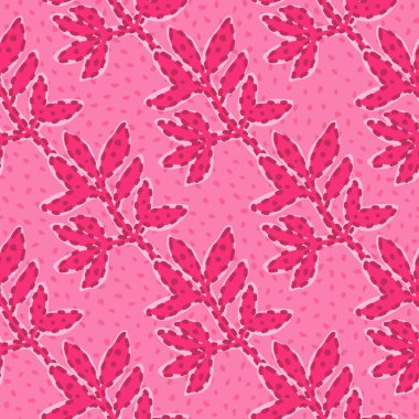 Çağdaş, tuhaf, pürüzsüz izler bırakıyor. Soyut tropikal duvar kağıdı. Yaratıcı çiçek sonsuz duvar kağıdı eker. Modern botanik baskısı. Kumaş, tekstil baskısı, ambalaj, kapak için tasarım