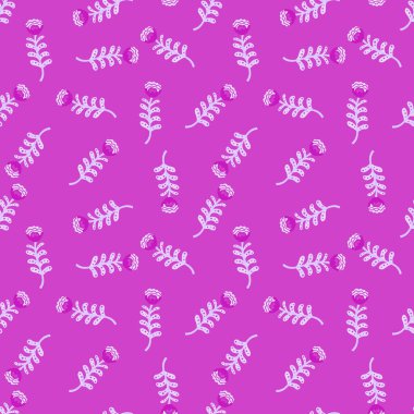 Zarif çiçek pürüzsüz desen. Dekorasyon botanik çiçek duvar kâğıdı. Soyut bitkiler sonsuz süsler. Kumaş, tekstil baskısı, ambalaj kağıdı ve kapak için basit tasarım. Vektör illüstrasyonu