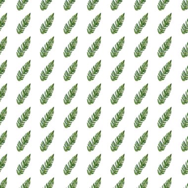 Graphic exotic plant foliage seamless pattern. Tropical pattern, palm leaves seamless floral background. Leaf wallpaper. Nature wallpaper. For fabric design, textile print, wrapping, cover