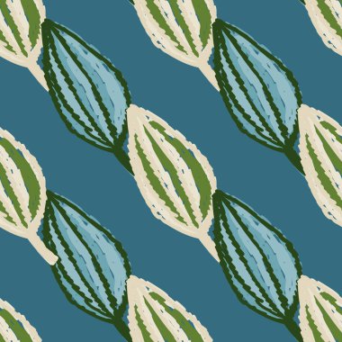 Freehand tropical palm leaves seamless pattern. Hand drawn exotic botanical texture. Sketch jungle leaf seamless wallpaper. Vector floral background. Design for fabric, textile print, wrapping, cover