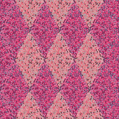 Dash lines mosaic seamless pattern. Creative broken line endless wallpaper. Vintage dashes motif. Design for fabric , textile print, surface, wrapping, cover. Vector illustration