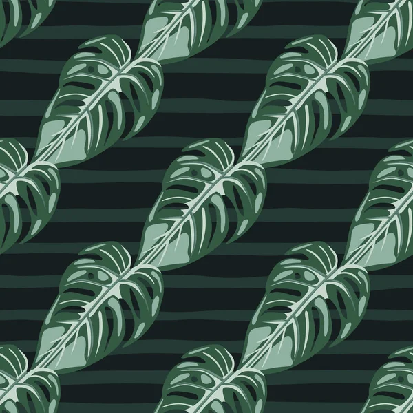 Джунгли Листья Бесшовные Обои Декоративные Тропические Пальмовые Листья Бесшовные Экзотические — стоковый вектор
