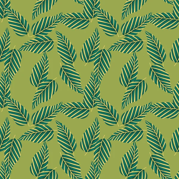 Dekoracyjny Tropikalny Wzór Liści Palmy Tapeta Liści Dżungli Egzotyczna Struktura — Wektor stockowy