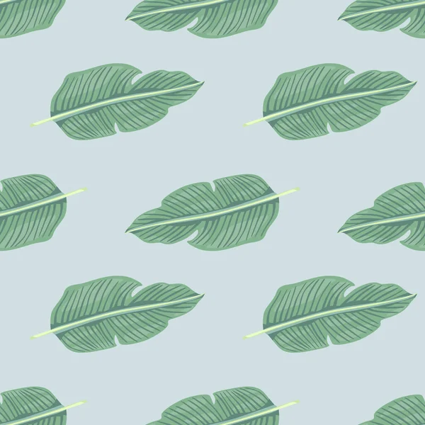 Feuille Tropicale Motif Sans Couture Feuilles Exotiques Fond Plantes Jungle — Image vectorielle