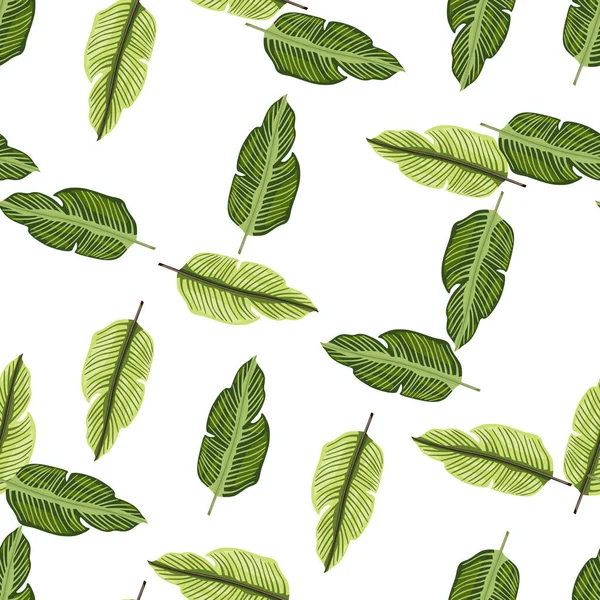 Τροπικά Φύλλα Χωρίς Ραφή Μοτίβο Εξωτικά Φύλλα Φόντο Φυτά Ζούγκλας — Διανυσματικό Αρχείο