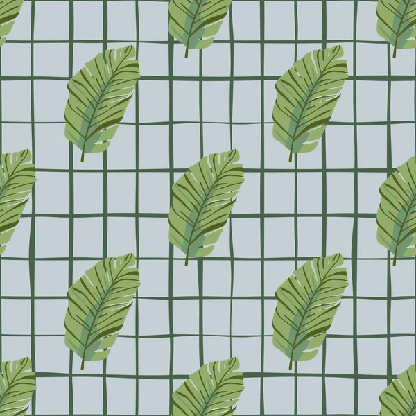 Абстрактная Экзотическая Растительность Бесшовная Картина Ботанические Листья Обои Тропический Фон — стоковый вектор