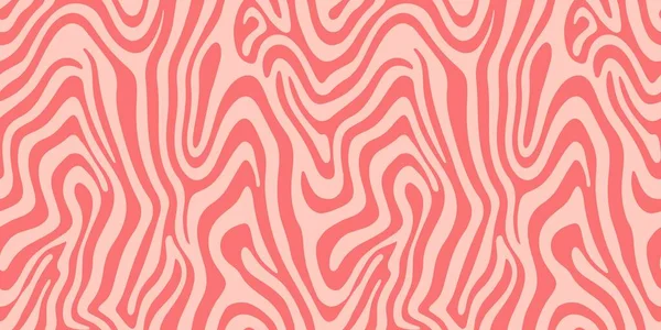 Curva Rosa Abstrato Forma Padrão Sem Costura Papel Parede Pele —  Vetores de Stock