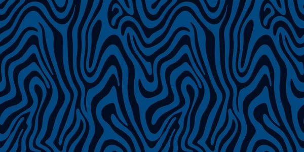 Abstrato Azul Curva Forma Padrão Sem Costura Papel Parede Pele —  Vetores de Stock