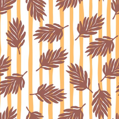 Tropikal yapraklar pürüzsüz. Çiçek arkaplanı. Matisse dekorasyon duvar kağıdına ilham verdi. Basit organik şekilli arka plan. Kumaş, tekstil baskısı, yüzey, ambalaj, kapak için tasarım.