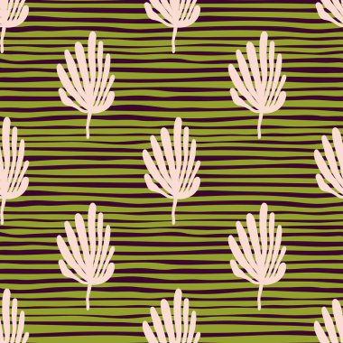 Basit organik şekilli, kusursuz desen. Tropik yapraklar arka planda. Matisse dekorasyon duvar kağıdına ilham verdi. Çiçek arkaplanı. Kumaş, tekstil baskısı, yüzey, ambalaj, kapak için tasarım.