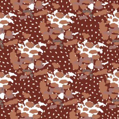 Yaratıcı soyut leopar derisi pürüzsüz desen. Örtülü kamuflaj arka planı. Moda hayvan kürkü duvar kâğıdı. Kumaş, tekstil, ambalaj kağıdı, kapak, poster, tasarım