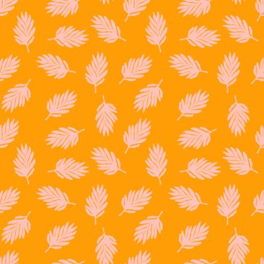 Tropikal yapraklar pürüzsüz. Çiçek arkaplanı. Matisse dekorasyon duvar kağıdına ilham verdi. Basit organik şekilli arka plan. Kumaş, tekstil baskısı, yüzey, ambalaj, kapak için tasarım.