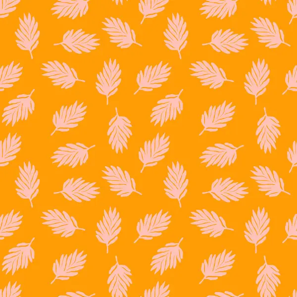 Tropikalny Wzór Liści Bez Szwu Kwiatowe Tło Matisse Zainspirował Tapetę — Wektor stockowy