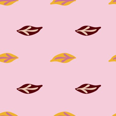 Canlı, pürüzsüz botanik çizimler, taze yapraklar, bahar ve yaz için organik hisler, kumaşlar ve ambalaj kağıtları..