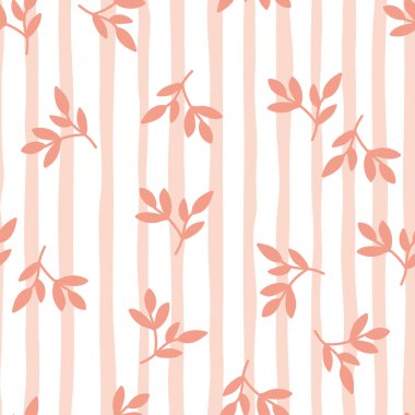 Yaprak ve bitkilerle süslü şık ve organik desenler. İlkbahar ve yaz tekstil ürünleri, duvar kağıtları ve modern kıvrımlı moda tasarımları için mükemmel..