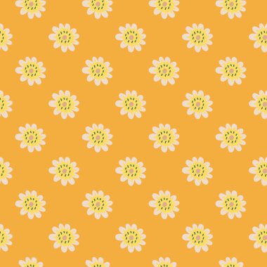 Kusursuz desenli, zarif ve renkli bir çiçek tasarımı. Kumaş baskıları ve doğa temalı arka planlar için ideal. Yaz otlaklarının özünü yakalamak..