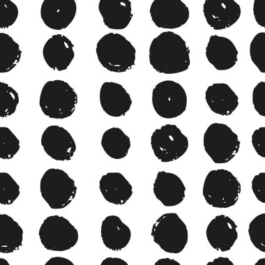 Soyut el çizimi geometrik nokta, pürüzsüz desen. Tek renkli nokta arkaplanı