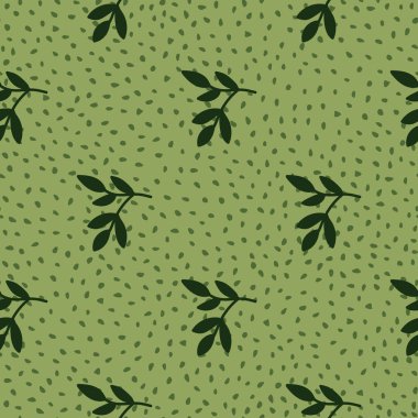 Yaprak ve bitkilerle süslü şık ve organik desenler. İlkbahar ve yaz tekstil ürünleri, duvar kağıtları ve modern kıvrımlı moda tasarımları için mükemmel..