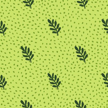 Sanatsal dikişsiz yaprak tasarımı, soyut ve organik elementlerin çok yönlü moda, kağıt ürünleri ve ev dekorunda harmanlanması.