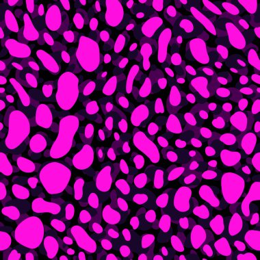 Kusursuz desenli lekeler. Hayvan kürkü dokusu yüzeyi. Soyut benekli tasarım. Tekstil, duvar kağıdı ve ambalaj kağıdı için mükemmel..
