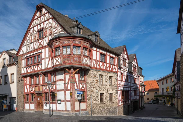 乌里内斯 2021年10月1日 2021年10月1日在德国莱茵兰 法尔茨市中心的历史建筑 — 图库照片