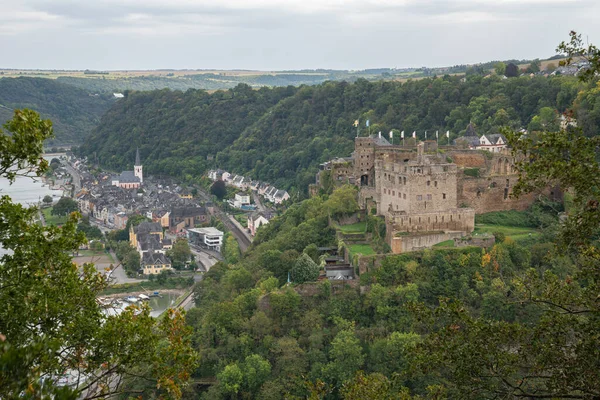Sankt Goar Deutschland Oktober 2021 Panoramabild Von Sankt Goar Mit — Stockfoto