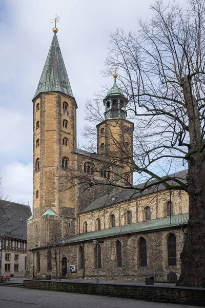 Igreja Mercado Histórico Goslar Baixa Saxônia Alemanha — Fotografia de Stock