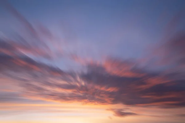 Cerul Seară Nori Pastelați — Fotografie, imagine de stoc