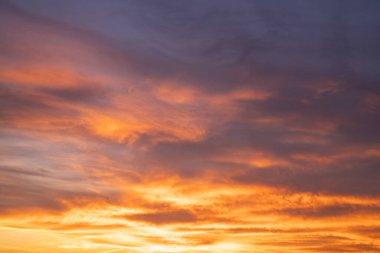 Evening sky with dramatic 