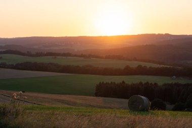 Eifel landscape, Rhineland-Palatinate, Germany clipart