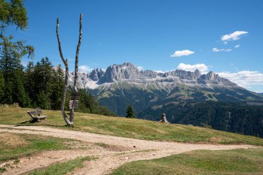 Panoramic image of landscape in South Tirol, Italy, Europe clipart