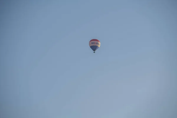 Hőlégballonok Kék Ellen Kiváló Minőségű Fénykép — Stock Fotó